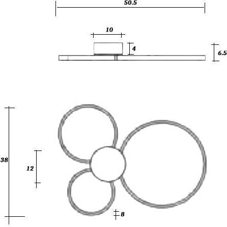 Plafoniera-classica-Redo-group-ATOM-01-3105-1578Lm-3000K-LED-lampada-soffitto