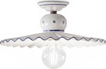 Plafoniera-Classica-Roma-Metallo-E-Ceramica-Nero-Sfumato-Rame-41Cm-1-Luce-E27