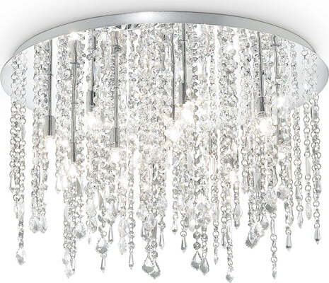 Plafoniera-Classica-Royal-Metallo-Cristallo-Cromo-12-Luci-G9-3W-3000K-Luce-Calda