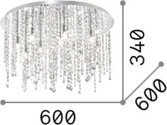 Plafoniera-Classica-Royal-Metallo-Cristallo-Cromo-12-Luci-G9-3W-3000K-Luce-Calda