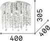 Plafoniera-Classica-Royal-Metallo-Cristallo-Cromo-8-Luci-G9-3W-3000K-Luce-Calda