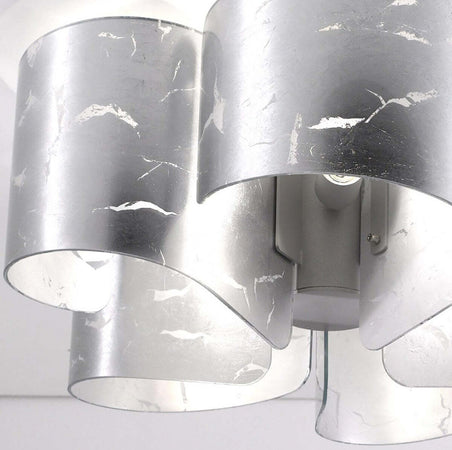 Plafoniera-classica-Selene-illuminazione-PAPIRO-0374-5-006-033-E27-LED-vetro-lampada-soffitto