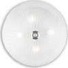 Plafoniera-Classica-Shell-Vetro-Trasparente-4-Luci-E27