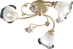 Plafoniera-Classica-Siena-Metallo-E-Ceramica-Bianco-Sfumato-Oro-3-Luci-E14