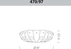 Plafoniera-classica-Sylcom-TRIBUNO-470-97-ORO-E27-E14-LED-vetro-murano-lampada-soffitto