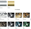 Plafoniera-classica-Sylcom-VENIER-1421-8-E14-LED-vetro-soffiato-lampada-soffitto