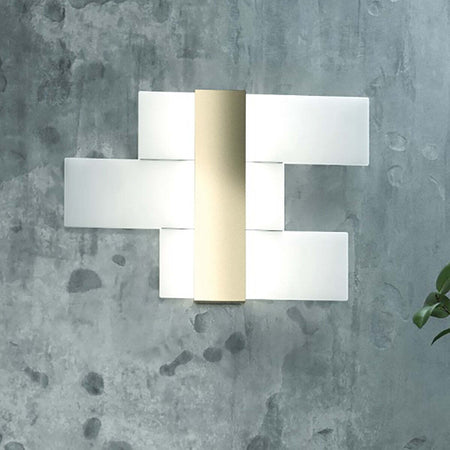 Plafoniera-classica-Top-Light-FLIGHT-1180-70-oro-led-integrato-lampada-parete-acrilico