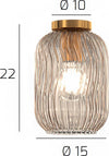 Plafoniera-classica-Top-Light-TENDER-1181-OS-PL1-AM-E27-LED-vetro-lampada-soffitto
