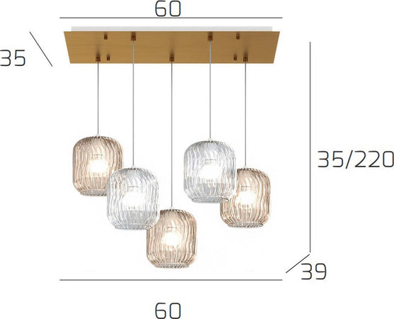 Plafoniera-classica-Top-Light-TENDER-1181-OS-S5-R-TA-E27-LED-vetro-lampada-soffitto