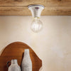Plafoniera-Classica-Trieste-Bianco-Decorato-Filo-Blu-1-Luce-E27