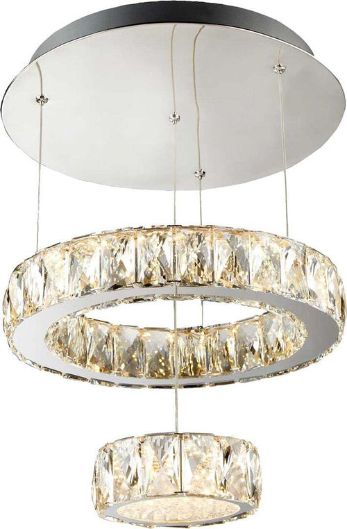 Plafoniera-Classica-Trifoglio-Acciaio-Cromo-Vetro-Argento-Led-33W-4000K
