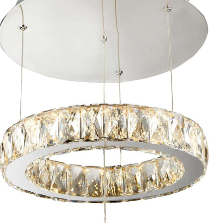 Plafoniera-Classica-Trifoglio-Acciaio-Cromo-Vetro-Argento-Led-33W-4000K