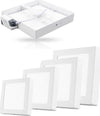Plafoniera-Con-Pannello-Led-Luce-Calda-Lampada-12-Watt-Universo