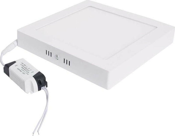 Plafoniera-Con-Pannello-Led-Luce-Calda-Lampada-18-Watt-Universo