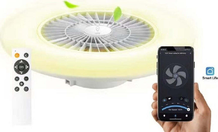 Plafoniera Con Ventilatore Dimmerabile 40w Silensioso App Telecomando 323115-1 Plafoniere per interno > Ventilatori Trade Shop italia - Napoli, Commerciovirtuoso.it