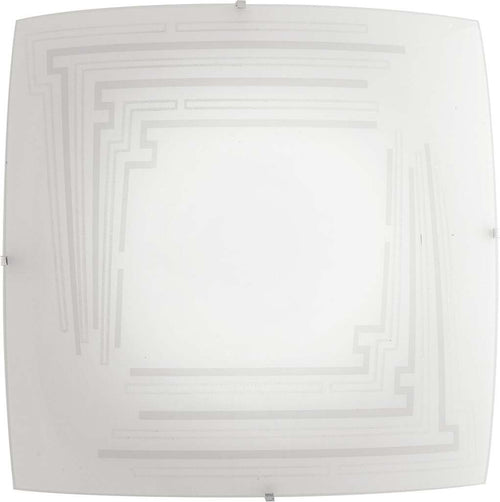 Plafoniera Concept Bianca 3Xe27 40X40Cm Illuminazione/Illuminazione per interni/Lampadari lampade a sospensione e plafoniere/Plafoniere Led Mall Home - Napoli, Commerciovirtuoso.it