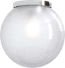 Plafoniera-Contemp-Glitter-Metallo-Cromo-Vetro-Soffiato-Trasp-1-Luce-E27-25Cm