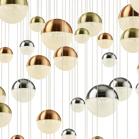 Plafoniera-Contemp-Pianeti-Acciaio-Cromo-Policarbonato-Ottone-Led-376W-4000K