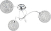 Plafoniera-Contemp-Willow-Metallo-Cromo-Diffusore-Alluminio-3-Luci-G9