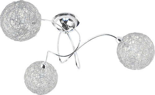 Plafoniera-Contemp-Willow-Metallo-Cromo-Diffusore-Alluminio-3-Luci-G9