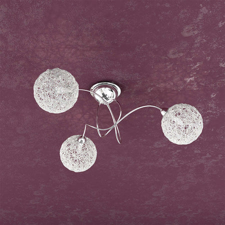 Plafoniera-Contemp-Willow-Metallo-Cromo-Diffusore-Alluminio-3-Luci-G9