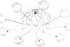 Plafoniera-Contemp-Willow-Metallo-Cromo-Vetro-Bianco-E-Satinato-9-Luci-G9