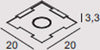 Plafoniera-Contemporanea-Atene-Metallo-Foglia-Argento-1-Luce-Gx53