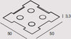Plafoniera-Contemporanea-Atene-Metallo-Foglia-Oro-4-Luci-Gx53