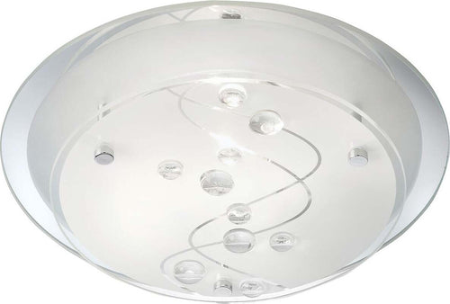 Plafoniera-Contemporanea-Baia-Acciaio-Bianco-Vetro-1-Luce-E27