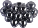 Plafoniera-Contemporanea-Baldo-Metallo-Nichel-8-Luci-Diffusori-Fumè