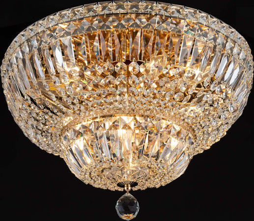 Plafoniera-Contemporanea-Basfor-Metallo-Oro-12-Luci