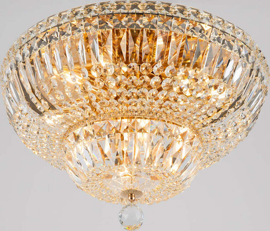 Plafoniera-Contemporanea-Basfor-Metallo-Oro-12-Luci