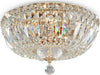 Plafoniera-Contemporanea-Basfor-Metallo-Oro-3-Luci-Diffusori-Tessile
