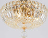 Plafoniera-Contemporanea-Basfor-Metallo-Oro-3-Luci-Diffusori-Tessile