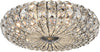 Plafoniera-Contemporanea-Broche-Metallo-Nichel-4-Luci-Con-Cristalli