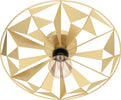 Plafoniera-Contemporanea-Castanuelo-1-Luce-Acciaio-Oro
