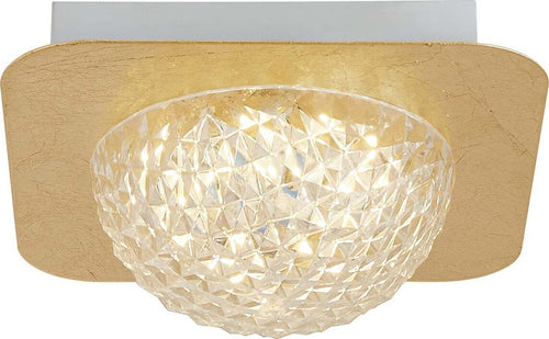 Plafoniera-Contemporanea-Celestia-Acciaio-Oro-Policarbonato-Bianco-Led-6,5-3000K
