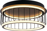 Plafoniera-Contemporanea-Circolo-Alluminio-Bianco-Silicone-Nero-Led-40W-3000K