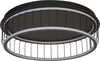Plafoniera-Contemporanea-Circolo-Alluminio-Bianco-Silicone-Nero-Led-46W-3000K