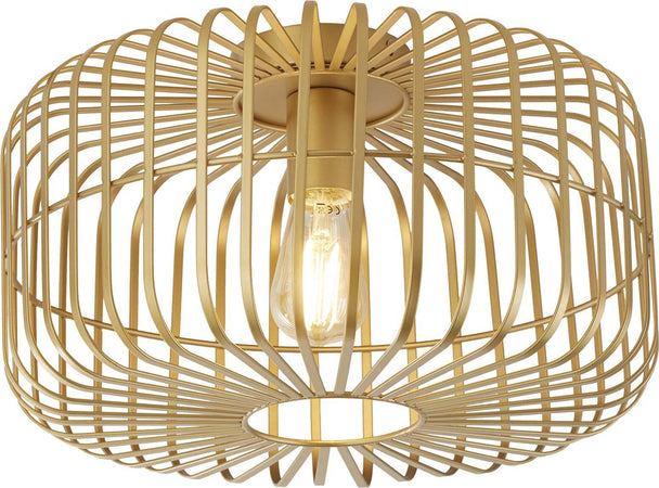 Plafoniera-Contemporanea-Culla-Acciaio-Oro-1-Luce-E27
