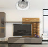 Plafoniera-Contemporanea-Curva-Acciaio-Cromo-Vetro-4-Luci-G9