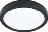 Plafoniera-Contemporanea-Da-Esterno-Argolis-2-Led-Acciaio-Nero