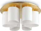 Plafoniera-Contemporanea-Daisy-Metallo-Oro-6-Luci-E27