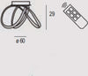 Plafoniera-Contemporanea-Dizzy-Metallo-Bianco-Led-32W
