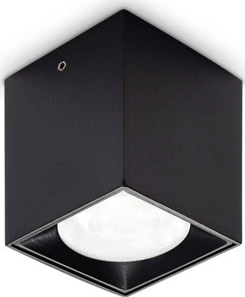 Plafoniera-Contemporanea-Dot-Alluminio-Nero-Led-Integrato-4W-3000K-Ip20
