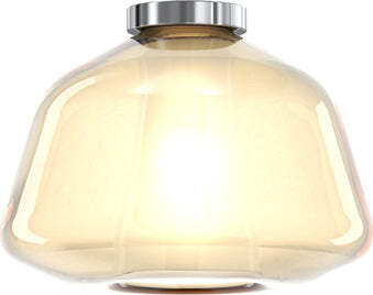 Plafoniera-Contemporanea-Double-Skin-Alpha-Metallo-Cromo-Vetro-Ambra-1-Luce-E27