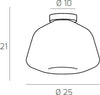Plafoniera-Contemporanea-Double-Skin-Alpha-Metallo-Cromo-Vetro-Ambra-1-Luce-E27