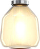 Plafoniera-Contemporanea-Double-Skin-Beta-Metallo-Cromo-Vetro-Ambra-1-Luce-E27