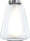 Plafoniera-Contemporanea-Double-Skin-Gamma-Metallo-Cromo-Vetro-Trasp.-1-Luce-E27