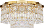 Plafoniera-Contemporanea-Dune-Metallo-Oro-6-Luci